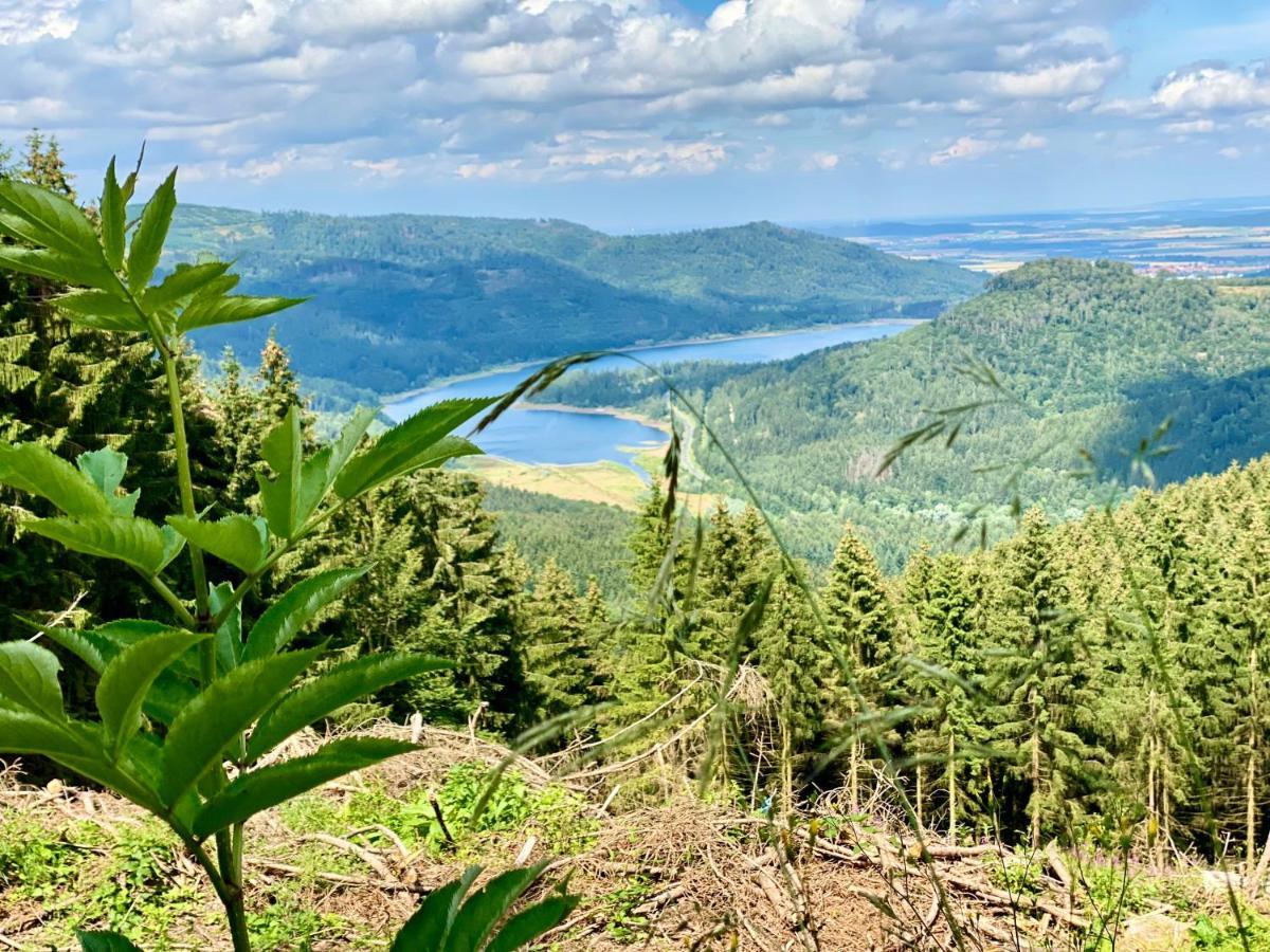 Schoene Aussicht! Langelsheim Bagian luar foto