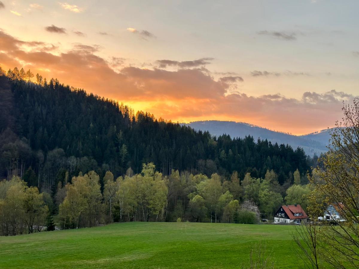 Schoene Aussicht! Langelsheim Bagian luar foto